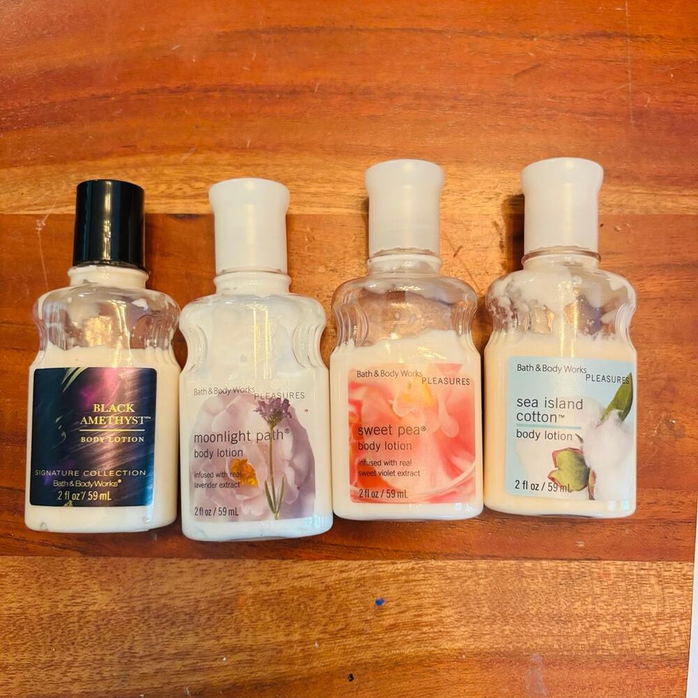 Bath & Body Works Pleasures Travel Size Body Lotion Lot